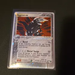 The Pokemon Company Aggron ex 95/100 Sandstorm Ultra Rare Holo Stage 2 150 HP - Image 1