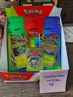 Pokemon TCG Enhanced 2 Pack Blister Phantasmal Flames & Mega Evolution Lot Of 6 - Image 1
