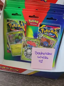 Pokemon TCG Enhanced 2 Pack Blister Phantasmal Flames & Mega Evolution Lot Of 6 - Image 4