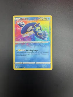 Pokemon TCG Kyogre 021/072 Shining Fates Amazing Rare Holo NM - Image 3