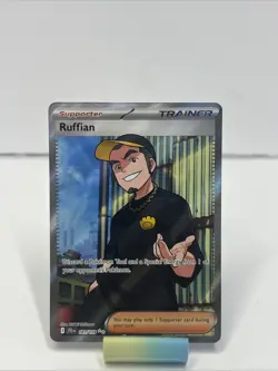 Ruffian 181/159 Sv09: Journey Together Ultra Rare Full Art Holo Pokemon NM - Image 1