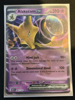 Alakazam ex 065/165 Sv: Scarlet & Violet 151 Holo NM Mint Pokemon TCG - Image 1