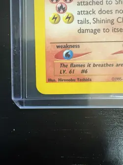 Pokemon Shining Charizard 107/105 Neo Destiny Holo 1st Edition Clean / Dent - Image 5