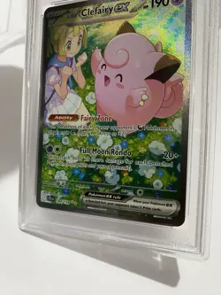 2025 POKEMON JTG EN-JOURNEY TOGETHER #184 LILLIE'S CLEFAIRY EX PSA 9 - Image 5