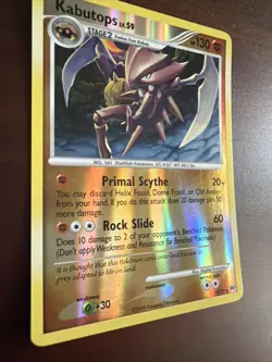 Kabutops 4/99 Reverse Holo Rare Pokemon 2009 Arceus - LP+ - Image 2