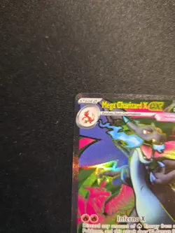Mega Charizard X ex 109/094 UR UItra Rare Pokemon Phantasmal Flames PFL - Image 4