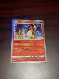 Pokemon TCG Bahasa Indonesia Language Charizard Indomaret Promo 047/S-P - Image 1
