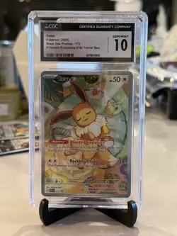 The Pokemon Company Eevee 173 Sv Scarlet & Violet Promo Holo (ENG) 2025 CGC 10 - Image 1