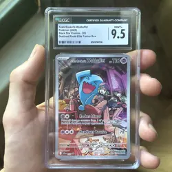 💎CGC 9.5 MINT+ Team Rocket's Wobbuffet 203 SVP Elite PROMO SVP203 Pokemon Card - Image 1