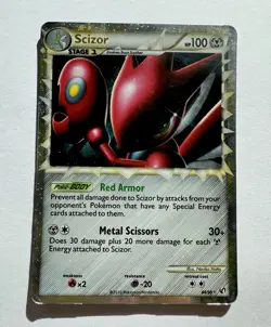 Pokemon TCG Scizor Prime 84/90 Undaunted Holo Stage 1 HP 100 2010 EN - Image 1
