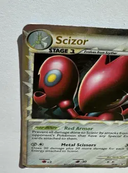 Pokemon TCG Scizor Prime 84/90 Undaunted Holo Stage 1 HP 100 2010 EN - Image 4