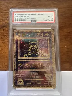 2000 Pokemon Ancient Mew Game Promo Card PSA 9 Mint - Image 1
