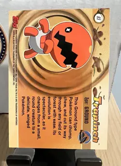 Trapinch Topps Pokemon Advanced #83 2003 - Image 2