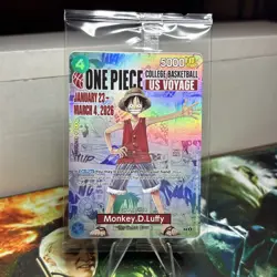Monkey.D.Luffy (055) (College Basketball US Voyage) P-055 One Piece Promotion. - Image 1