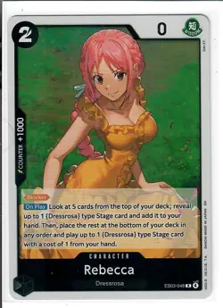 Rebecca EB03-048 Extra Booster: One Piece Heroines Edition One Piece Foil LP - Image 1