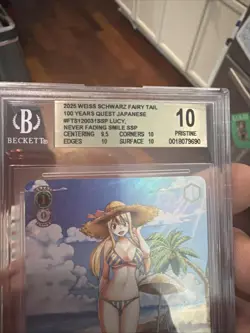 Weiss Schwarz bgs 10 Never Fading Smile Lucy SSP Fairy Tail 100 Years Quest - Image 5