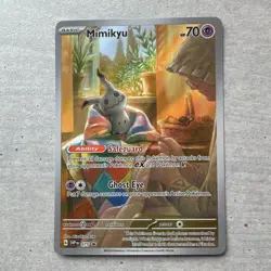 Pokemon TCG Mimikyu Promo Holo 075 Sv: Scarlet & Violet Promo Cards HP 70 - Image 1