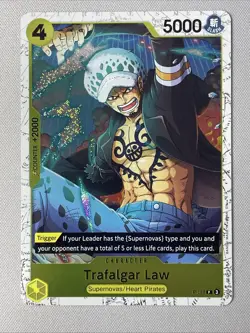 One Piece PRB02 The Best-Vol. 2 - Trafalgar Law - P-088 (Pirate Foil) - (1 Card) - Image 1