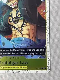 One Piece PRB02 The Best-Vol. 2 - Trafalgar Law - P-088 (Pirate Foil) - (1 Card) - Image 4