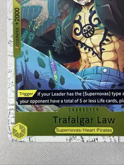 One Piece PRB02 The Best-Vol. 2 - Trafalgar Law - P-088 (Pirate Foil) - (1 Card) - Image 5