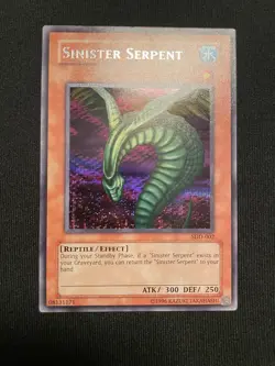 Sinister Serpent SDD-002 Ultra Rare Foil Holo Lot - 2 Cards Yu-Gi-Oh - Image 2