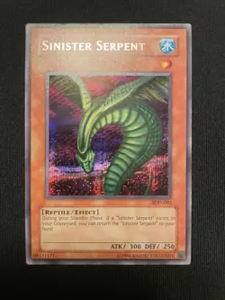 Sinister Serpent SDD-002 Ultra Rare Foil Holo Lot - 2 Cards Yu-Gi-Oh - Image 4