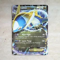 Latios EX 86/116 Plasma Freeze Ultra Rare Holo 2013 Pokemon TCG Card 170 HP - Image 1