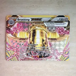 Bronzong BREAK 62/124 Fates Collide Holo Rare 2016 Pokemon TCG Card 130 HP - Image 1