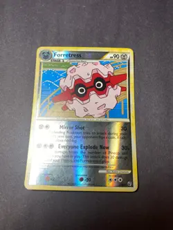 Forretress Pokemon Card 3/90 Reverse Holo Rare LP Undaunted TCG - Image 1