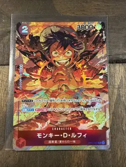 Monkey D Luffy OP01-024 SR (Parallel) ROMANCE DAWN ONE PIECE Card Game Japanese - Image 1