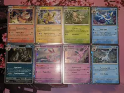 Prismatic Evolutions 8 Cosmos Promo Cards - Costco Mini Tin Promos - Image 3