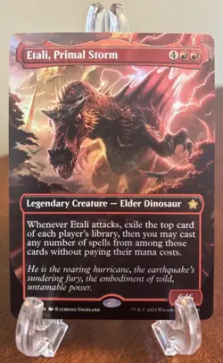 MTG Etali, Primal Storm Borderless Foil #329 NM Foundations FDN Magic NM - Image 1