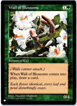 MAGIC TG: Stronghold # Wall of Blossoms Uncommon .M2A - Image 1