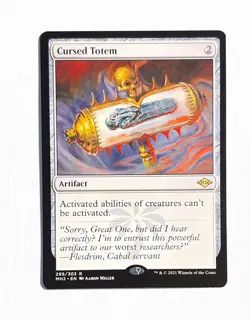 Cursed Totem ~ MTG Modern Horizons 2 ~ 295/303 - Image 1