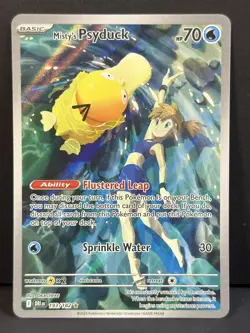 Pokemon TCG Misty's Psyduck 193/182 SV10 Destined Rivals Illus Rare Holo EN - Image 1