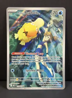 Pokemon TCG Misty's Psyduck 193/182 SV10 Destined Rivals Illus Rare Holo EN - Image 3