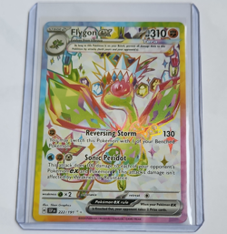Pokemon Flygon ex 222/191 SV08 Surging Sparks Ultra Rare Full Art Holo EN - Image 1