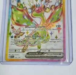 Pokemon Flygon ex 222/191 SV08 Surging Sparks Ultra Rare Full Art Holo EN - Image 3
