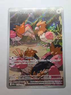 Spearow 151/132 Pokemon TCG Mega Evolution Illustration Rare NM - Image 1