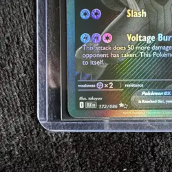 Pokemon Company Zekrom ex Sv: Black Bolt Secret Rare Full Art Holo 172/086 - Image 2