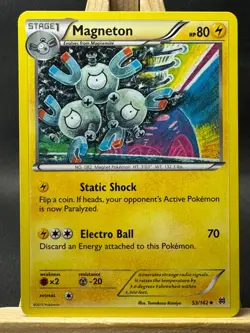 Magneton Tomokazu Komiya Pokemon Trading Card Game XY - BREAKthrough 53/162 NM - Image 1