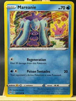Mareanie Tomokazu Komiya Pokemon TCG SWSH03: Darkness Ablaze 051/189 NM - Image 1