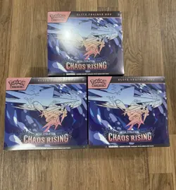 Pokemon Chaos Rising ETB Elite Trainer Box Factory Sealed MINTY BOXES - Image 2