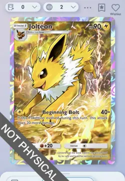 Pokemon TCG POCKET - Jolteon 1⭐, Eevee Grove, English - Image 1
