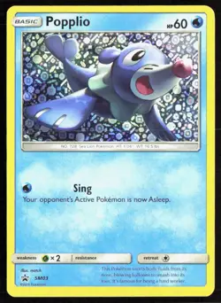 Popplio - SM03 Holo Promo Sun & Moon Promo Pokemon Lightly Played - Image 1