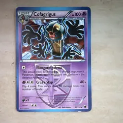 The Pokemon Company Cofagrigus 57/116 Plasma Freeze Rare Regular Pokemon TCG - Image 1