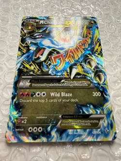 Mega M Charizard EX Flashfire Holo Ultra Rare Card 69/106 XY Pokemon card NM/M - Image 3