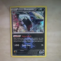 The Pokemon Company Team Aqua's Sharpedo 21/34 Double Crisis Reverse Holo Rare - Image 1