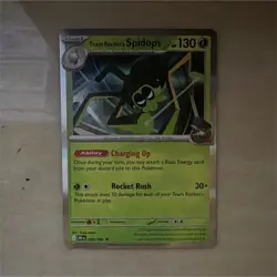 The Pokemon Company Team Rocket's Spidops 020/182 SV10 Holo Rare English 130 HP - Image 1