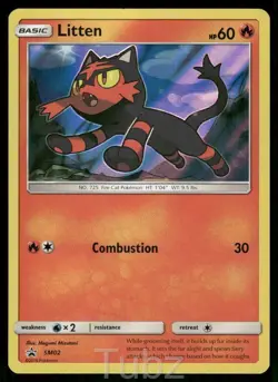 Litten - SM02 Holo Promo Sun & Moon Promo Pokemon Holo Lightly Played - Image 1
